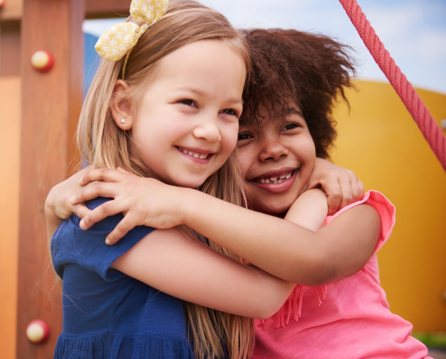Children and teachers at Stepping Stones Early Childhood Center