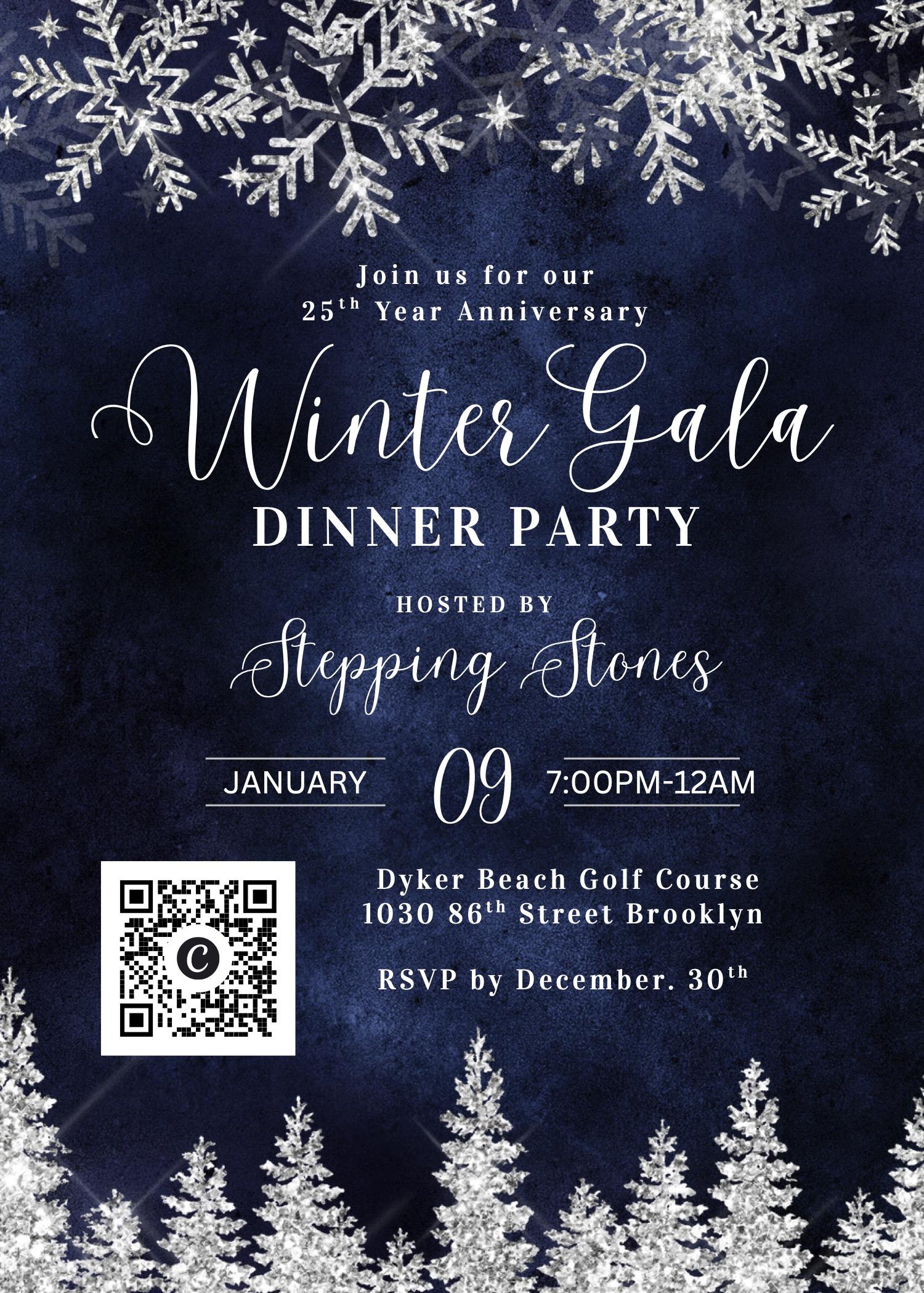 Winter gala invite